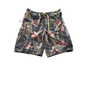 Patagonia Mens Floral Moc Hybrid Shorts Sz 32 Boardshorts Swim Hike